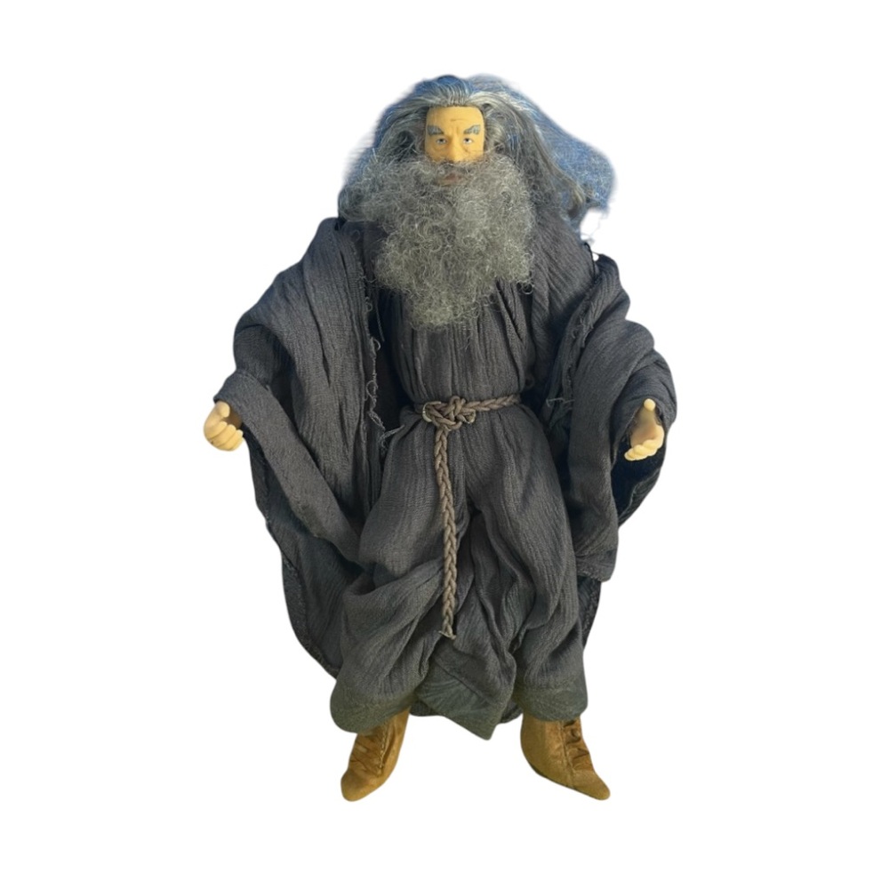 Lord of The Rings LOTR Gandalf The Grey 12” Loose Action Figure Travel Cloak Toy